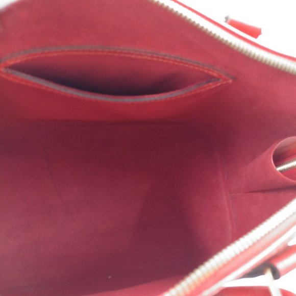 Louis Vuitton LV Hand Bag M52147 Alma Red Epi 2124995 w/ COA - Picture 9 of 16